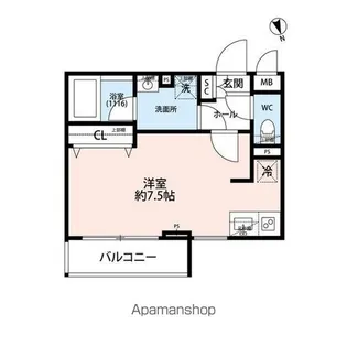 東京都杉並区宮前5丁目【マンション】の間取り
