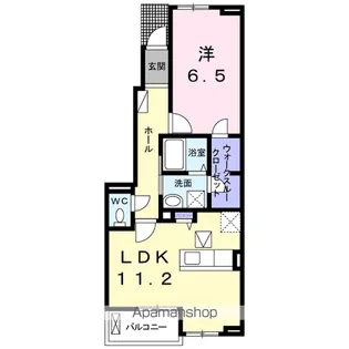 K’S HARMONYⅡ【1階】の間取り