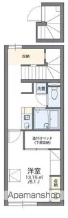 レオパレスオレンジ【2階】の間取り