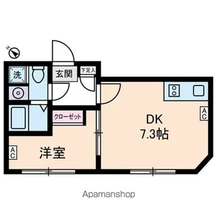 アムス早稲田(旧LABLANCHEUR早稲田)【2階】の間取り