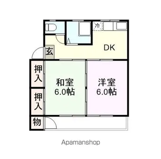 トキワ荘8【535号室】の間取り
