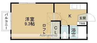 ヨシノ砂山Ⅲ【101号室】の間取り