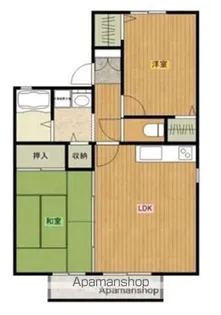 セジュールヒダカⅡ【2階】の間取り
