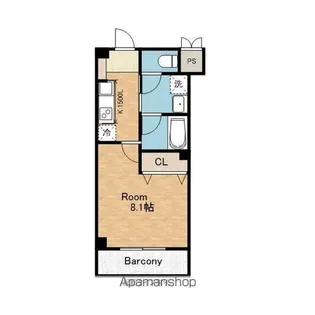 モンレーヴ 高松北【306号室】の間取り