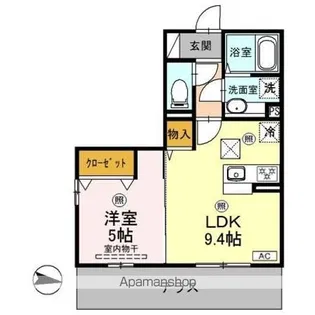 LUANAルアナ【1階】の間取り