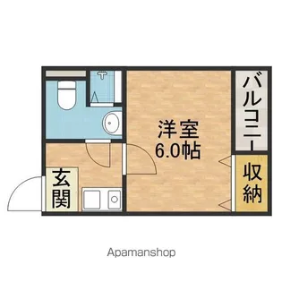 フォアール中村町【3階】の間取り