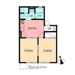 グリーンサカエ【1階】の間取り