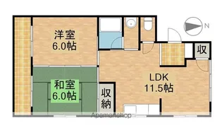 沢乃杜レジデンス【2階】の間取り