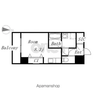 シェモア泉【6階】の間取り
