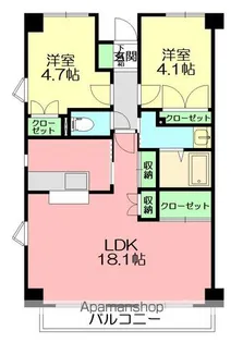 メゾンアイ【4階】の間取り