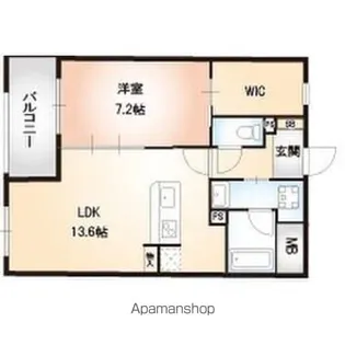 愛知県名古屋市東区黒門町【マンション】の間取り