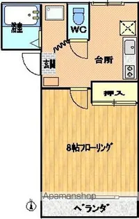 ライフステージ春日B【205号室】の間取り