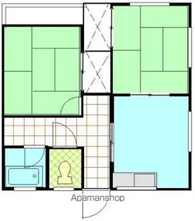 みのはら荘【2階】の間取り