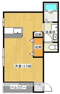 ラパン郡元【A101号室】の間取り