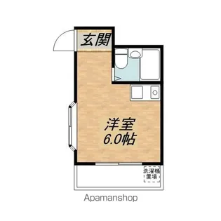 プールブゥ【201号室】の間取り