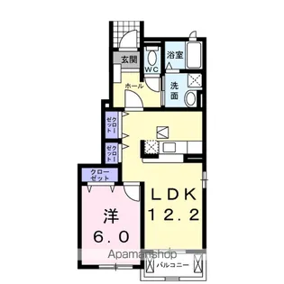 フィデールSAKURA Ⅰ【1階】の間取り