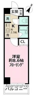 ヴェリーニ東松戸【6階】の間取り