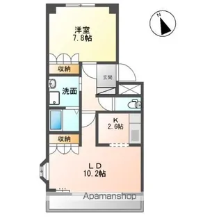 サンプレス市場木【2階】の間取り