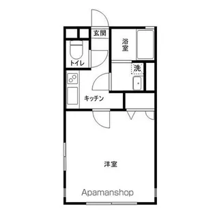 クレールハウスA【201号室】の間取り