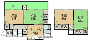 愛知県知多郡武豊町字山起【一戸建】の間取り
