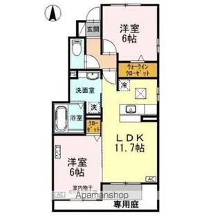 RICHESSE B【1階】の間取り