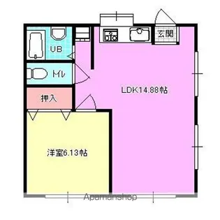 Uハウス【1階】の間取り