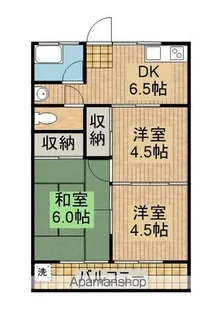 長友コーポ(清武)【106号室】の間取り