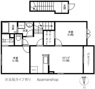 ファミーユ【2階】の間取り