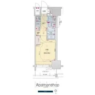 プレサンスNAGOYAシティオ【403号室】の間取り