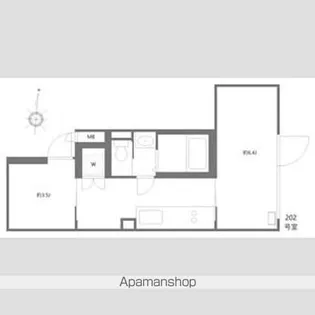 ミオテゾーロ哲学堂カーザ【2階】の間取り