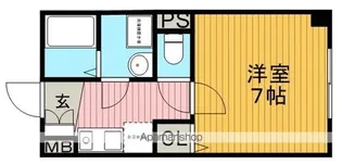 ドミール蛍池【1階】の間取り