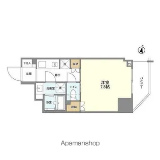 ドゥーエ東大前【7階】の間取り
