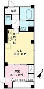 DIAMOND VALLEY ダイヤモンドバレー【201号室号室】の間取り