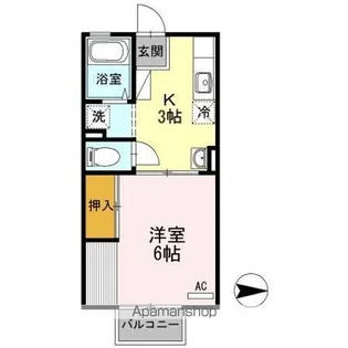 セジュール野山 C棟【1階】の間取り