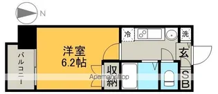 パルティール城西【1206号室】の間取り