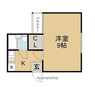 アルカディア【201号室】の間取り