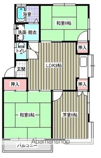 エクセント高田【1階】の間取り