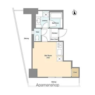 グランテール代々木【2階】の間取り