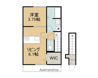 ELF妻鳥【203号室】の間取り