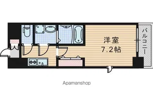レジュールアッシュ淡路駅前【9階】の間取り