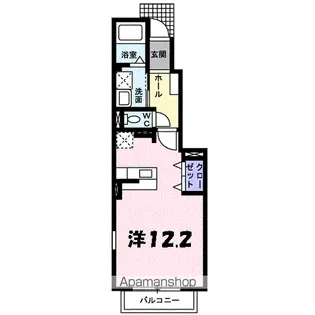 サンハイツ北六甲四番館【1階】の間取り