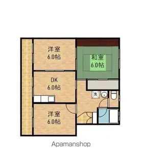 サンメモリーⅡ【3階】の間取り