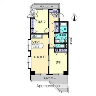 エルトンハウス【2階】の間取り