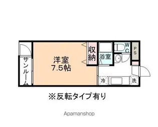 グリーンヒルズ1号館【110号室】の間取り