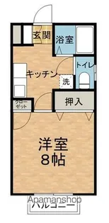 グリーンタウンクボタⅡ【1階】の間取り