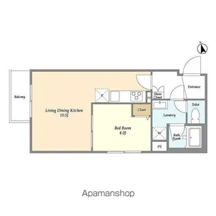 グローベル ザ・クレス押上【2階】の間取り