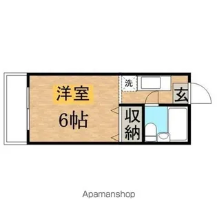 ハイツ椎の木【313号室】の間取り