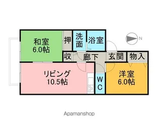 クレストスリー【2階】の間取り