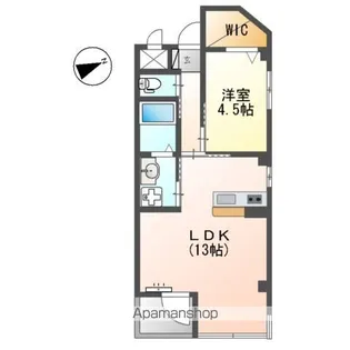クレシア吹上【3階】の間取り