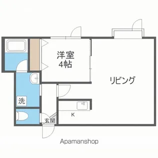モントレ表参道【3階】の間取り